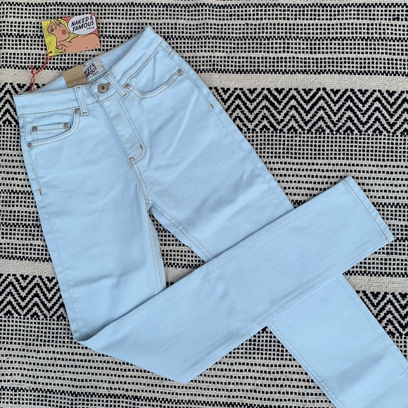 NWT Naked & Famous TheHighSkinny Power Stretch Jeans size 25 - Picture 1 of 8